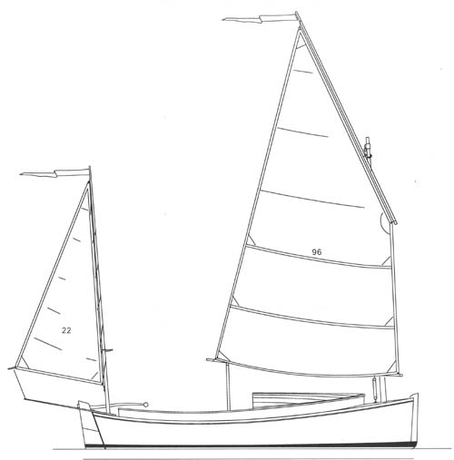 catbird16_yawl wooden daysailor built by Roeboats, Cork Ireland for sale