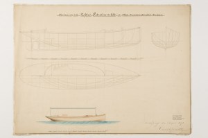 22 foot wooden launch from 1891 2 hp 22' long