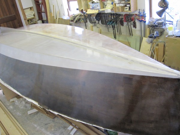 Second coats of epoxy.