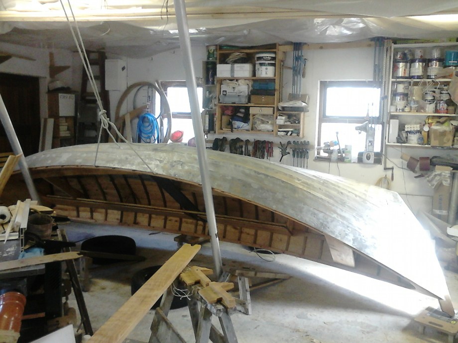 Boat ready for turning