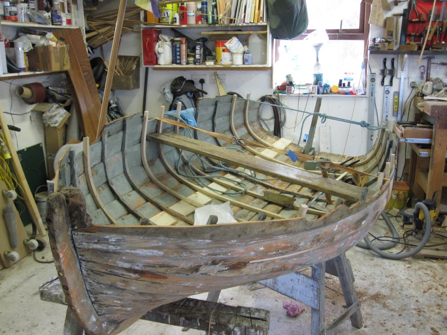 6' Punt dismantled awaiting new transom.